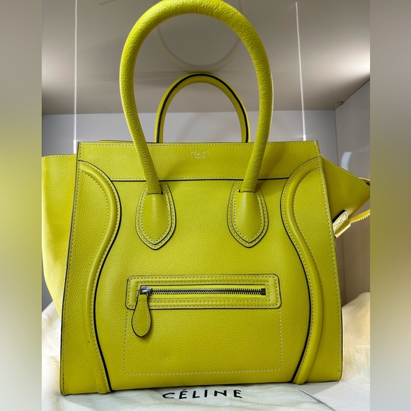 Authentic Celine Mini Luggage tote handbag - Picture 6 of 17